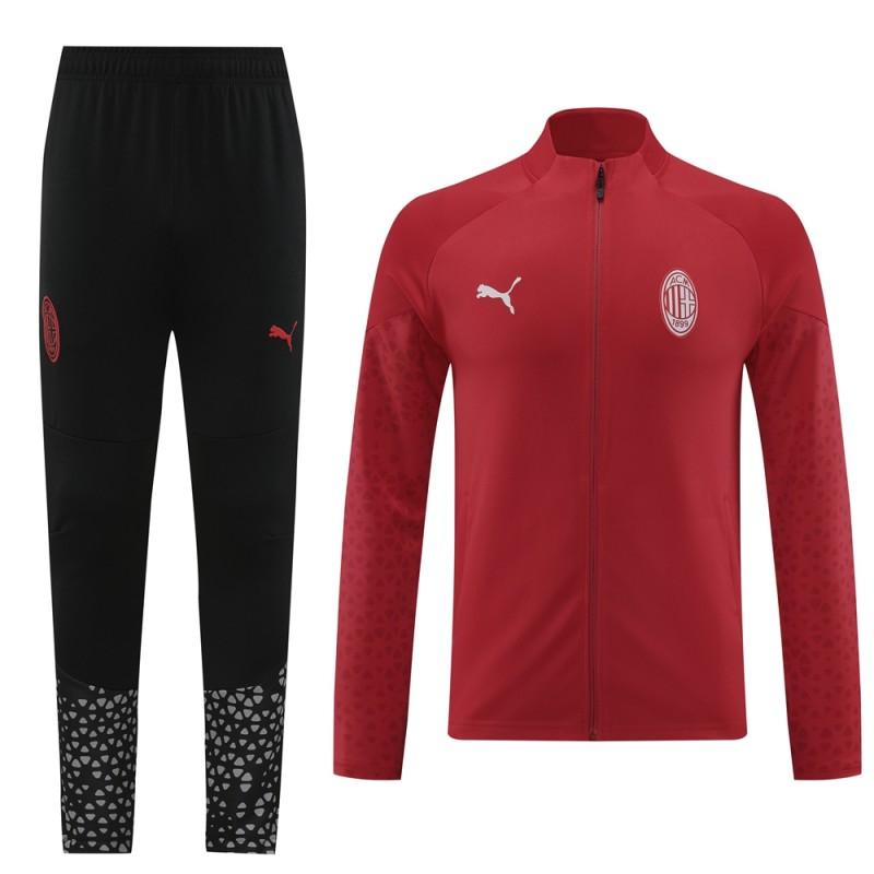 23/24 AC Milan Full Zipper Jacket+Pants