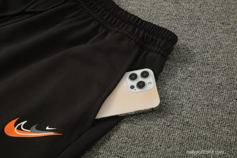 2024 Nike Yellow Cotton Short Sleeve Jersey+Shorts