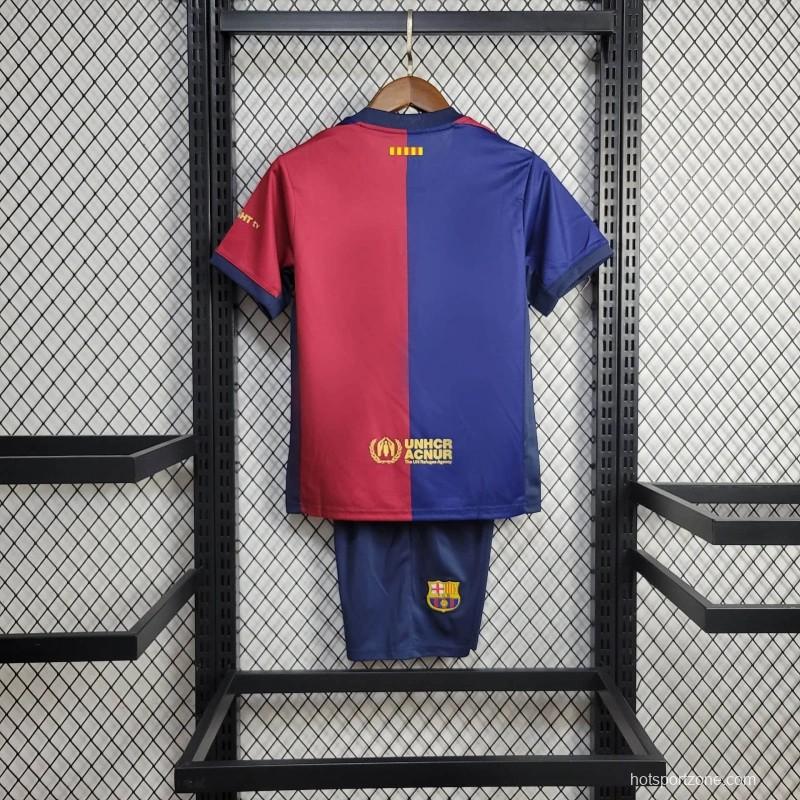 24/25 Kids Barcelona Home Jersey