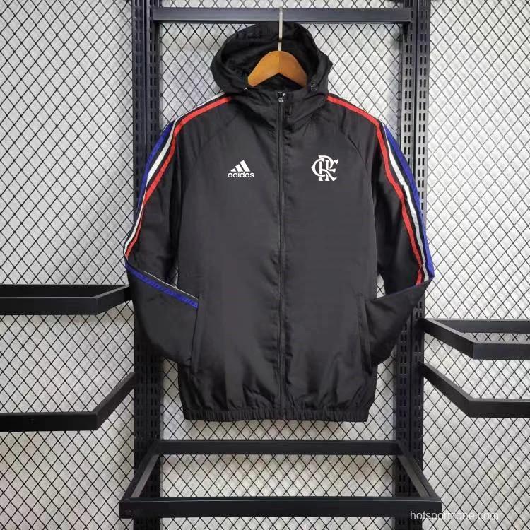 24/25 Flamengo Black Windbreaker