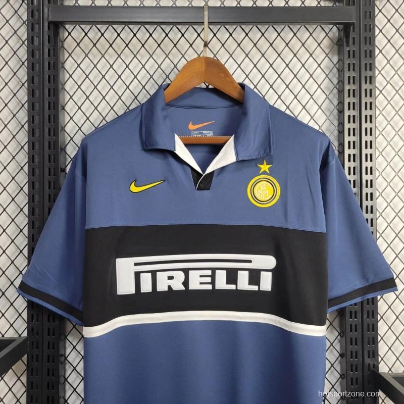 Retro 98/99 Inter Milan Third Blue Jersey
