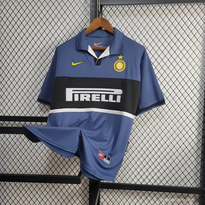 Retro 98/99 Inter Milan Third Blue Jersey