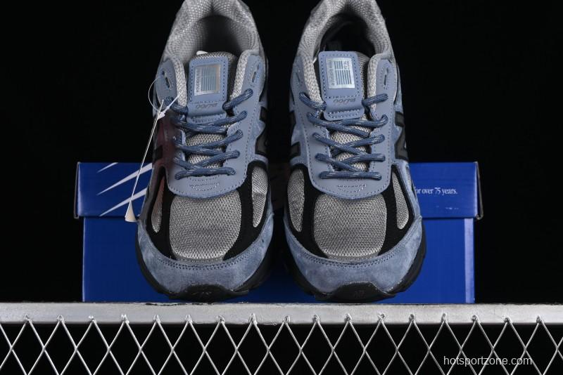 New Balance 990 Series Premium USA-Made Retro Running Shoes with Carbon Midsole - U990BB4