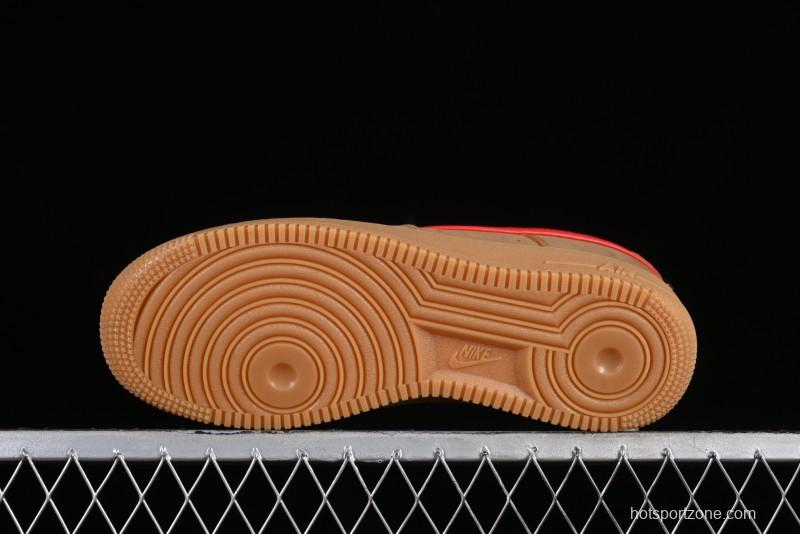 Nike Air Force 1 '07 Low Wheat Color Low-Top Sneakers - FZ7372-300