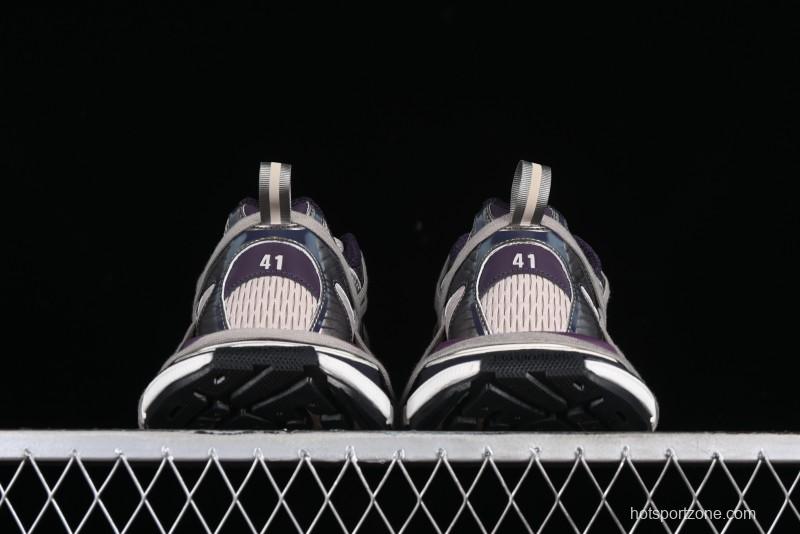 Balenciaga Phantom Sneaker 10th Generation Lace-Up Running Shoes with Transparent Heel Strap - W3XL51269