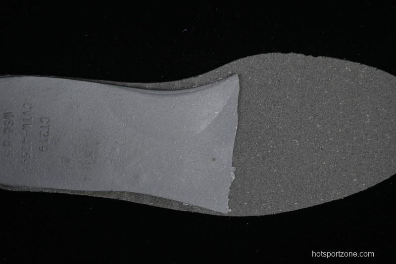 Clot x Fragment Design x Converse Custom Triple Collaboration Low-Top Sneakers with Distressed Black Silk and Brier Pattern - A10925C