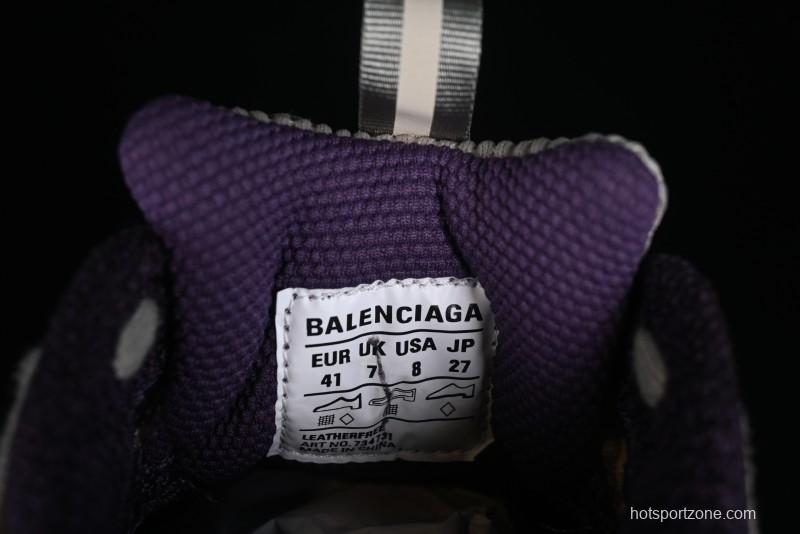 Balenciaga Phantom Sneaker 10th Generation Lace-Up Running Shoes with Transparent Heel Strap - W3XL51269