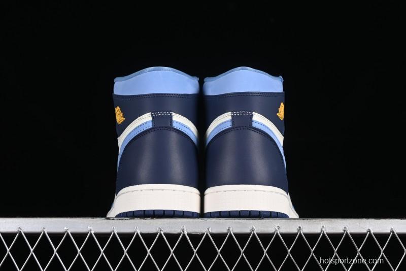 Air Jordan 1 High-Top "First in Flight" Obsidian 2.0  Basketball Shoes