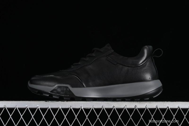 Ecco Pure Color Block Slip-Resistant耐磨耐磨运动鞋 41522801001