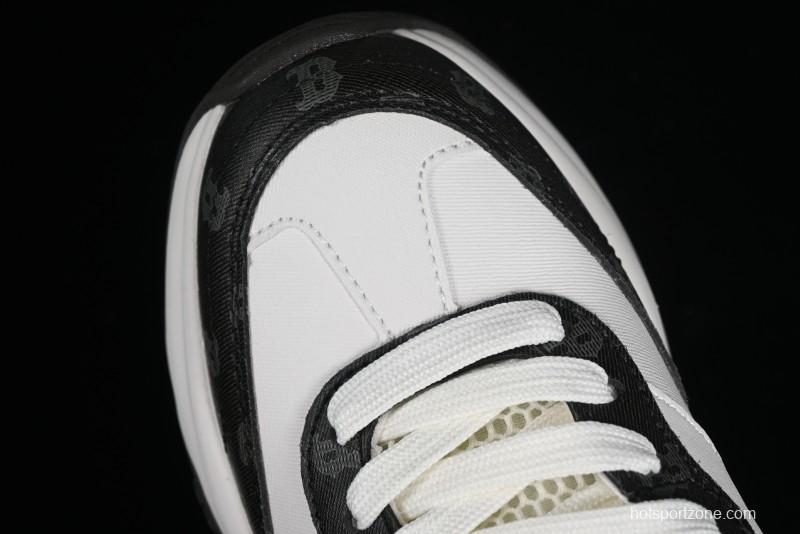 New York Yankees MLB Chunky Runner Basic Lightweight Casual Sneakers - 3ARNCRD4N43BKS