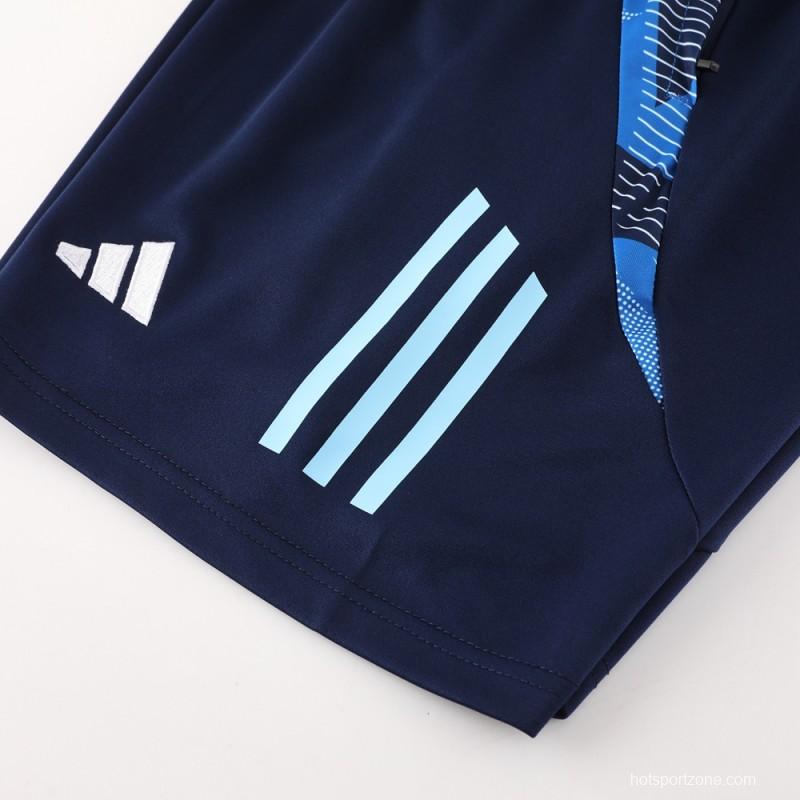 24/25 Adidas Blue Short Sleeve Jersey+Shorts