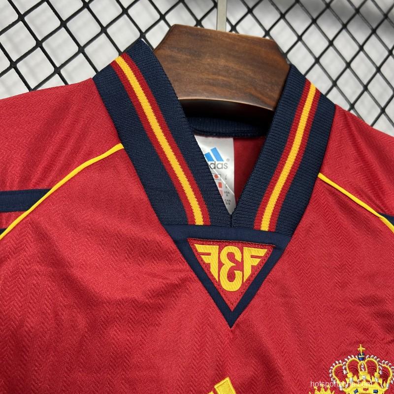 Retro 1998 Spain Home Jersey