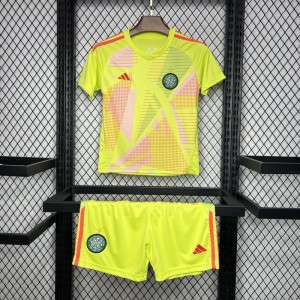 24/25 Kids Celtic Goalkeeper Yellow Jersey