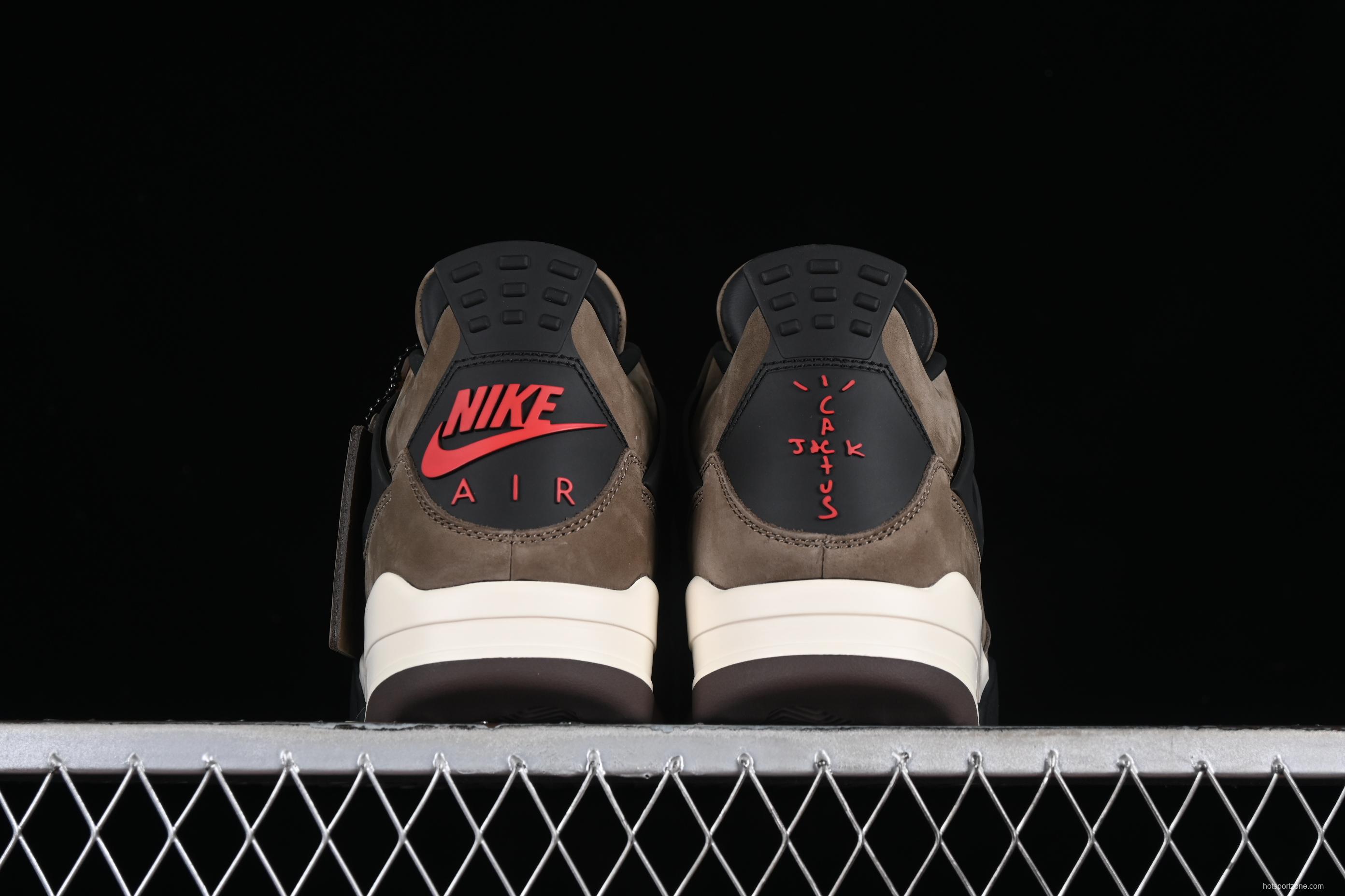 Nike Air Jordan 4 Retro TS Suede Brown - AJ4