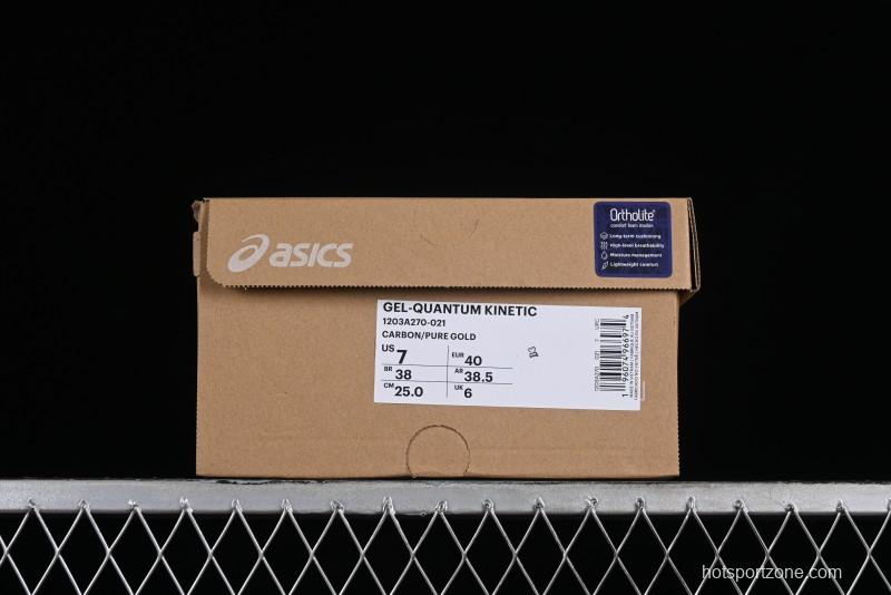 Asics Gel-Quantum Kinetic Retro Casual Sneakers with Thick Sole and Height Increase - 1203A270-021