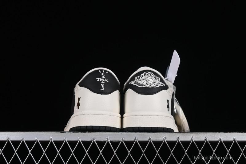 Nike Air Jordan 1 Low OG SP Travis Scott x Fragment Design Collaboration Sneakers - SJ2068-002
