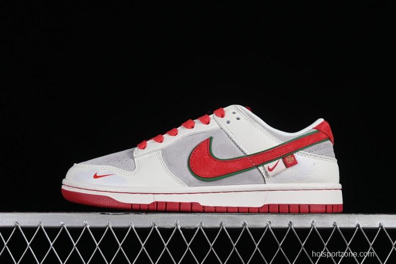 Nike SB Dunk Low Chinese New Year Limited Edition - Lucky Red Anniversary Custom Low-Top Casual Sneakers - CR8033-506