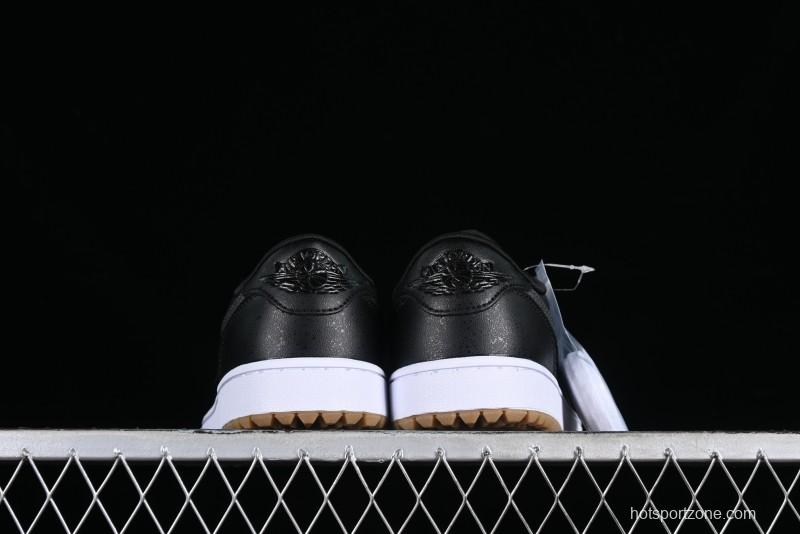 Nike Air Jordan 1 Low Golf Shoes Black Snake Pattern - DD9315-005