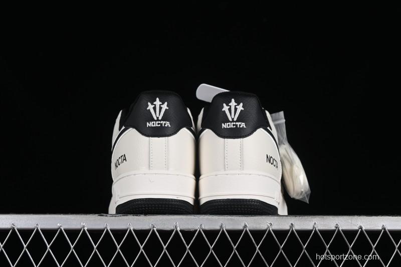 Nike Nocta x Nike Air Force 1 '07 Low Casual Sneakers with 3M Reflective Details and Full-Length Air Cushion - NO0224-023