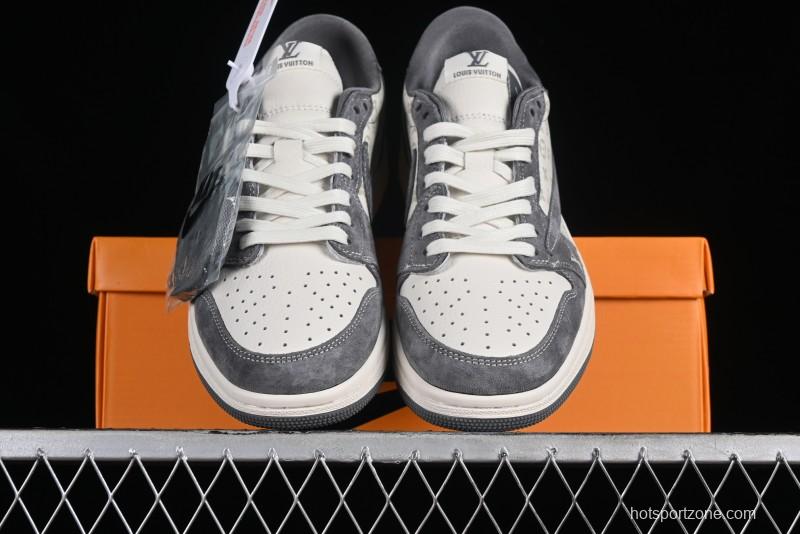 Nike Air Jordan 1 Low OG SP Travis Scott x Fragment Design Collaboration Sneakers - SJ2068-001