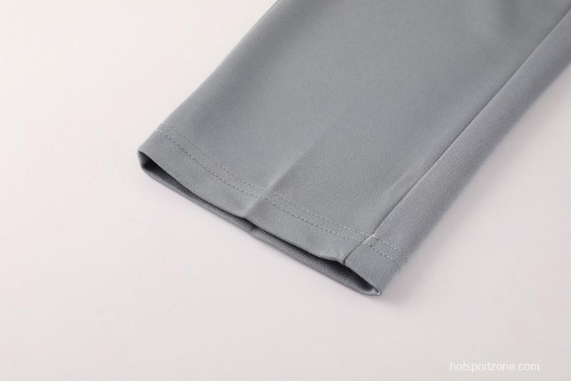 24/25 Puma Grey Full Zipper Jacket +Long Pants