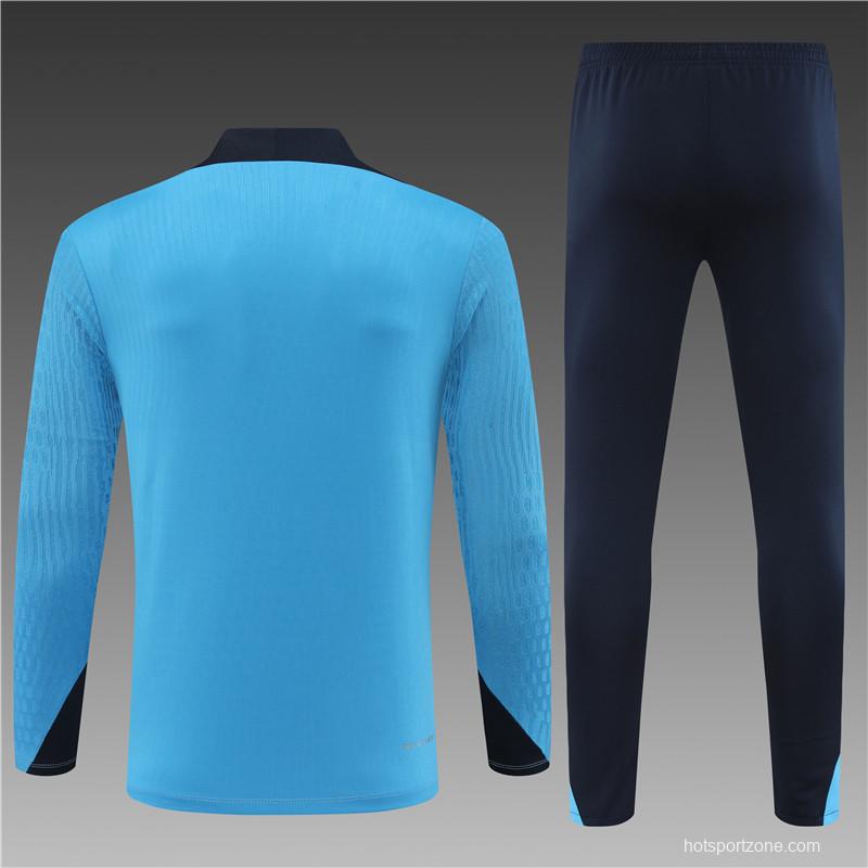 24/25 Chelsea Blue Half Zipper Jacket+Long Pants