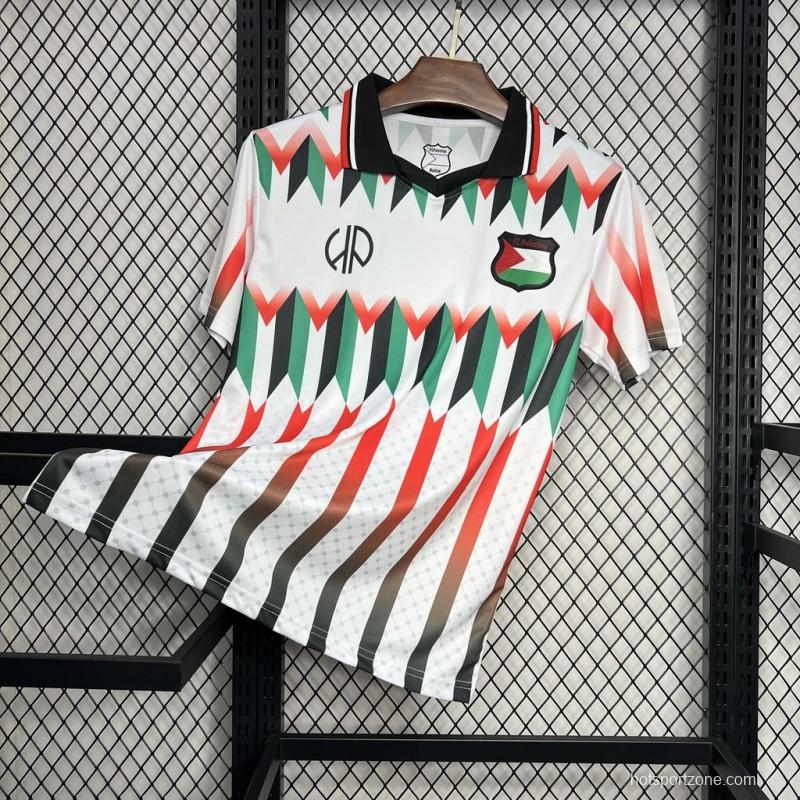 24/25 CD Palestino x Hypepeace White Jersey S-XXXXL