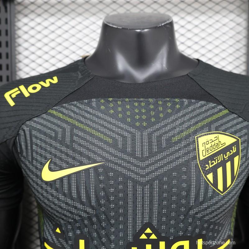 Player Version 24/25 Al-Ittihad Third Black Jersey