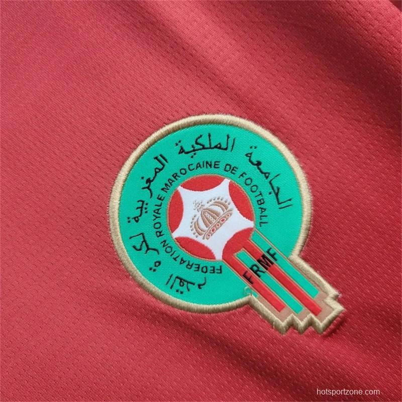 2024 Morocco Training Red Jersey