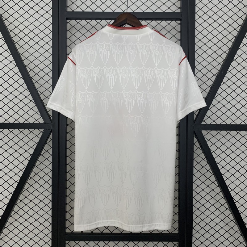 91/92 Retro Sevilla Home Jersey