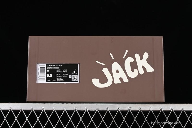 Nike Travis Scott x Jordan Cut The Check AJ1 Basketball Shoes with Velcro Design - FZ8117-204