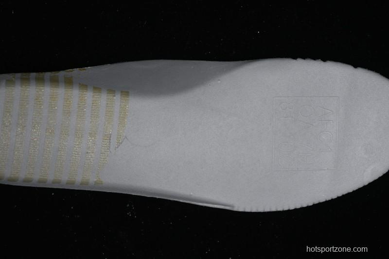 Nike Air Force 1 '07 Low Casual Sneakers with Anime-inspired Green Apple Spray Paint Design - DY8899-002