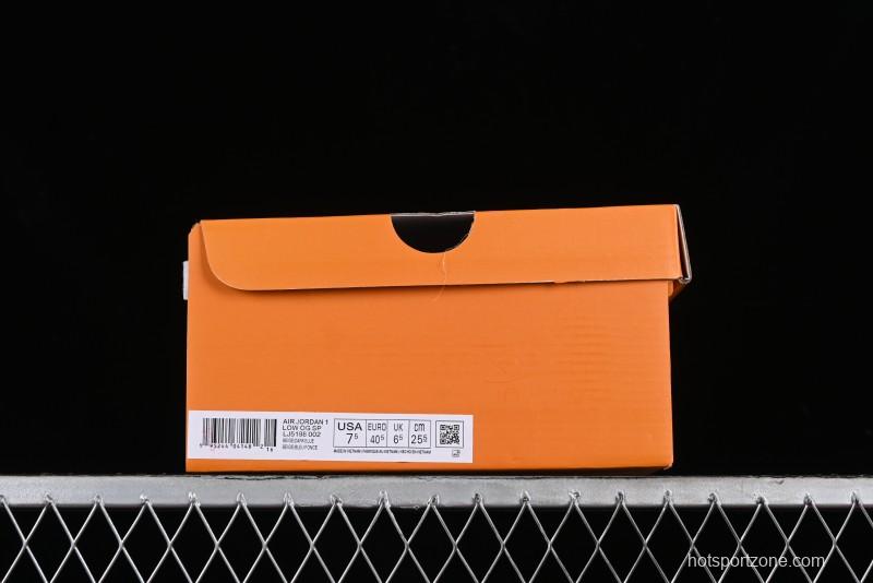 Nike Air Jordan 1 Low OG SP Travis Scott x Fragment Design Collaboration Sneakers - LJ5188-002