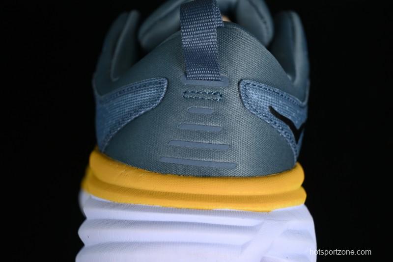 HOKA ONE ONE Bondi 8 Performance Cushion Running Shoes with Enhanced Support - 1123202 GBMS