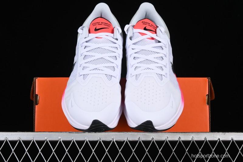 Nike Zoom Winflo 8 Breathable Mesh Running Shoes with Forefoot and Heel Zoom Air Cushion - CW3419-100