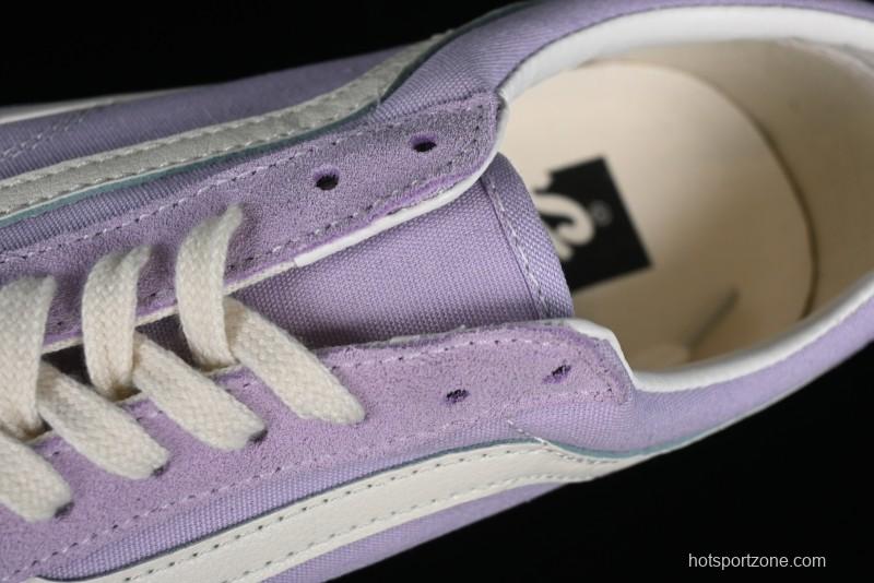 Vans Old Skool Reissue 136 Classic Low-Top Skate Shoes with Detachable Cushioned Insole and Crescent Toe Design - VN000MT6E3N