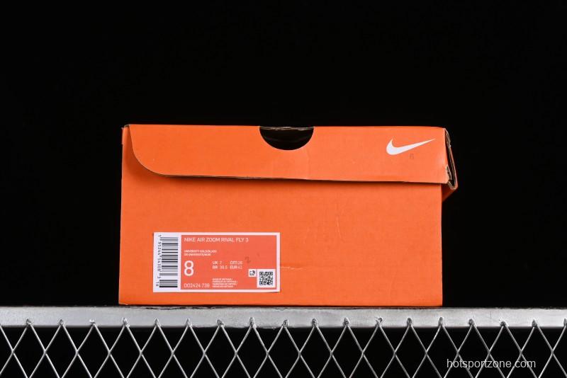 Nike Zoom Rival Fly 3 Lightweight Fabric Comfortable Cushion Anti-Slip Low-Top Casual Running Shoes - DO2424-739