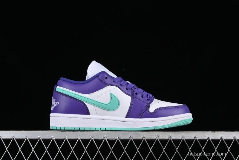 Nike Air Jordan 1 Low AJ1 Charlotte Hornets Lifestyle Casual Sneakers - HJ9013-550