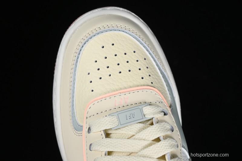 Nike Air Force 1 Shadow Low-Top Sneakers with Lightweight EVA Midsole - DZ1847-105