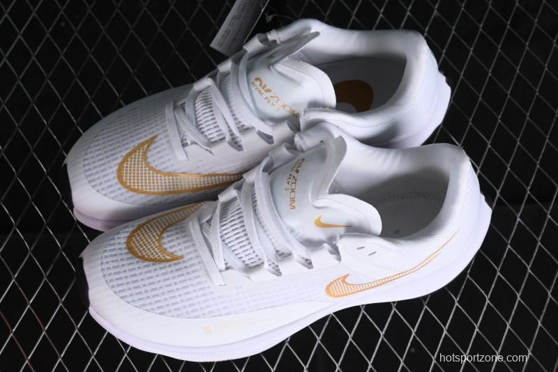 Nike Zoom Rival Fly 3 Lightweight Fabric Comfortable Cushioned Anti-Slip Low-Top Casual Running Shoes - CT2405-100