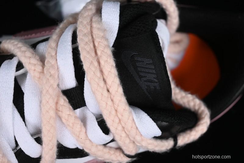 Nike Court Borough Low 2 Retro Casual Sneakers in Dark Pink and Black - BQ5448-115