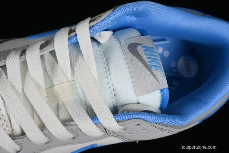 Nike Dunk Low SB "Athletic Department" Grey Blue Leather Skateboarding Shoes - FN7488-133