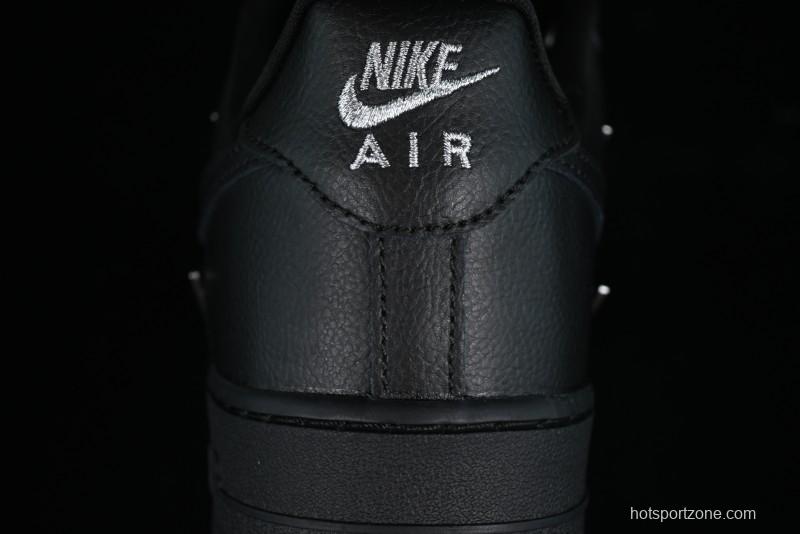 Nike Air Force 1 '07 Low Silver Swoosh Casual Sneakers - HQ1180-001