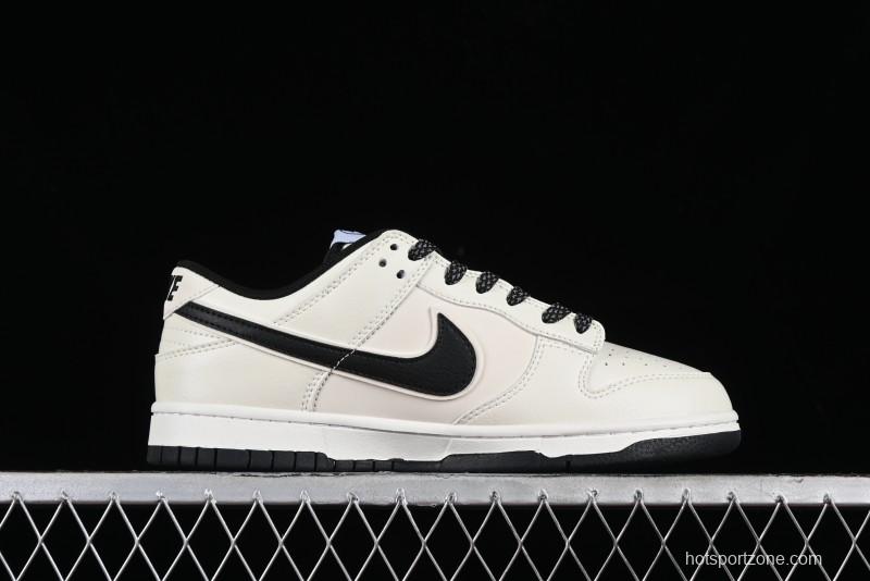 Nike SB Dunk Low Lightning Collaboration Off-White Black Starry Sky Anniversary High-End Custom Low-Top Casual Skate Shoes - XD1688-015