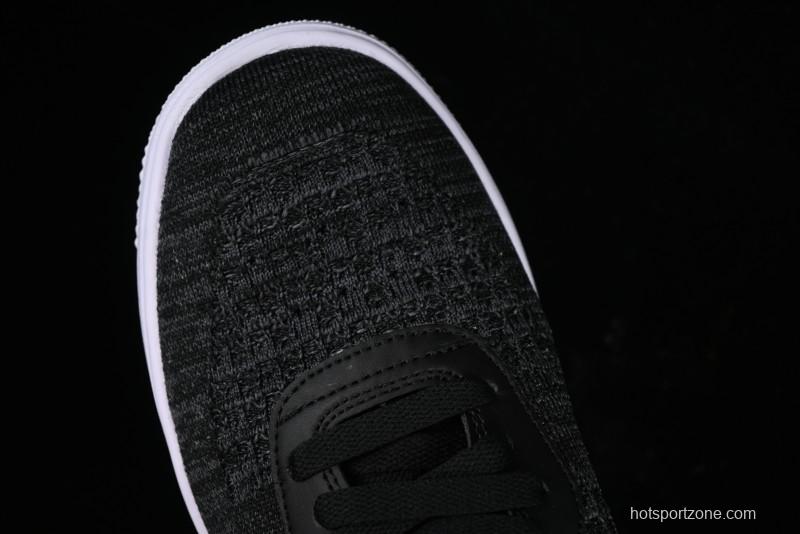 Nike Air Force 1 '07 Low 2.0 Black Flyknit Casual Sneakers - CI0051-300