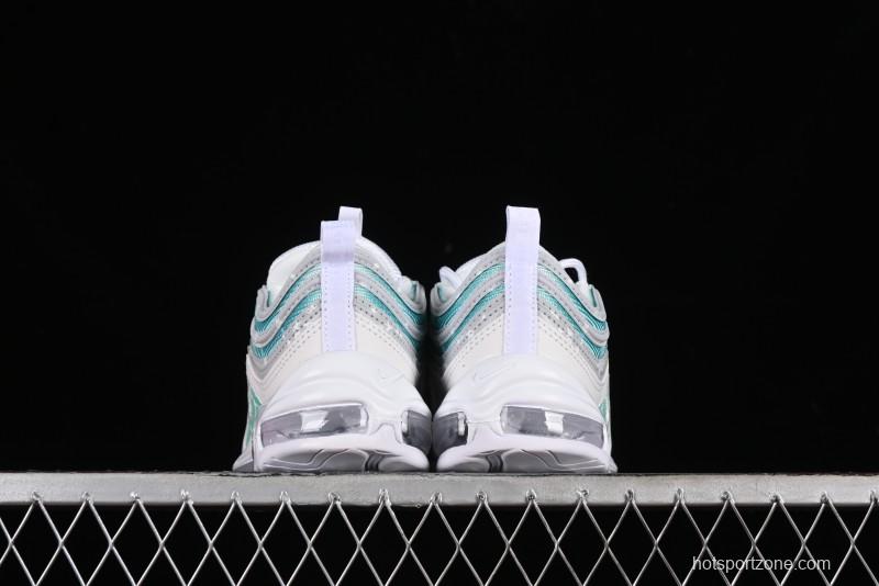 Nike Air Max 97 Custom Full-Sole Air Cushion Retro Bullet Running Shoes - 921826-101