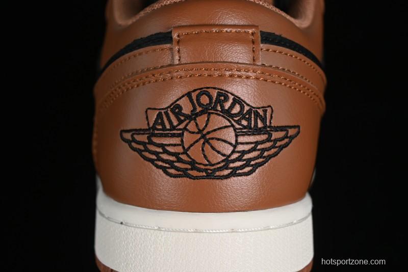 Nike Air Jordan 1 Low AJ1 Black Mocha Casual Sneakers - DC0774-021