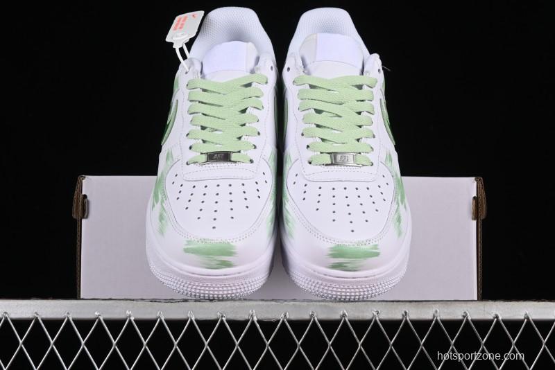 Nike Air Force 1 '07 Low Custom Hand-Painted Anime Theme with Swoosh Shadow and Strap - CW2288-111