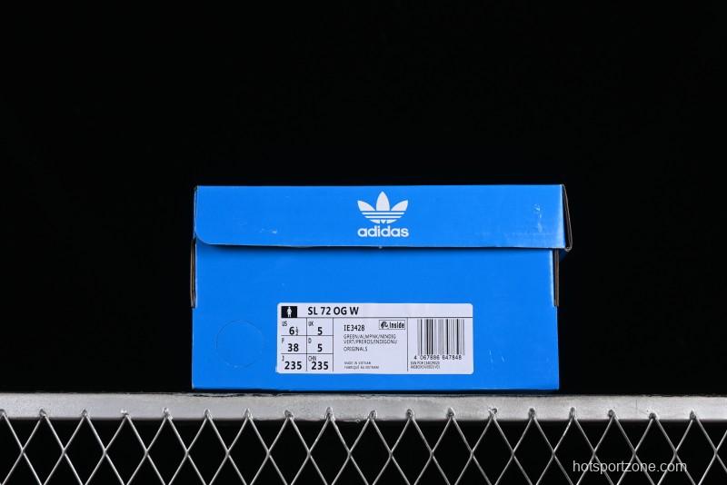 Adidas Originals SL 72 Retro Running Shoes with Ecotex Tongue and EVA Midsole - IE3428