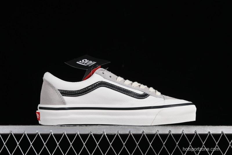 Vans Old Skool Reissue 136 Low-Top Skate Shoes with Detachable Cushioned Insole - VN000MT6KIG
